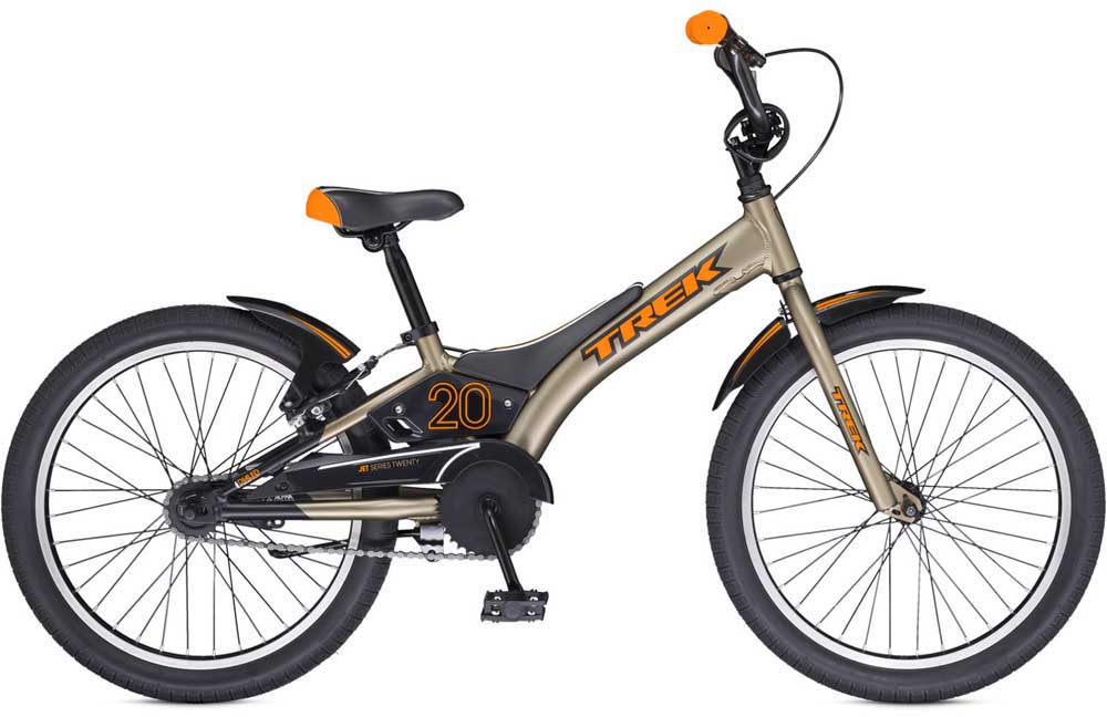 Велосипед TREK Jet 20 Boys (серебристо-оранжевый)
